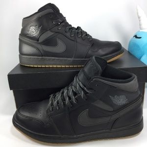 air jordan 1 mid winterized sneaker